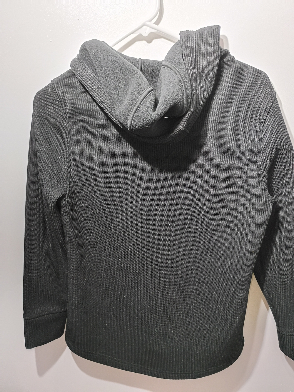 Black Full-Zip Hooded Jacket - Picture 10 of 12